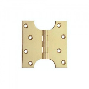 3'' Parliament Hinge Electroplated Brass Pair